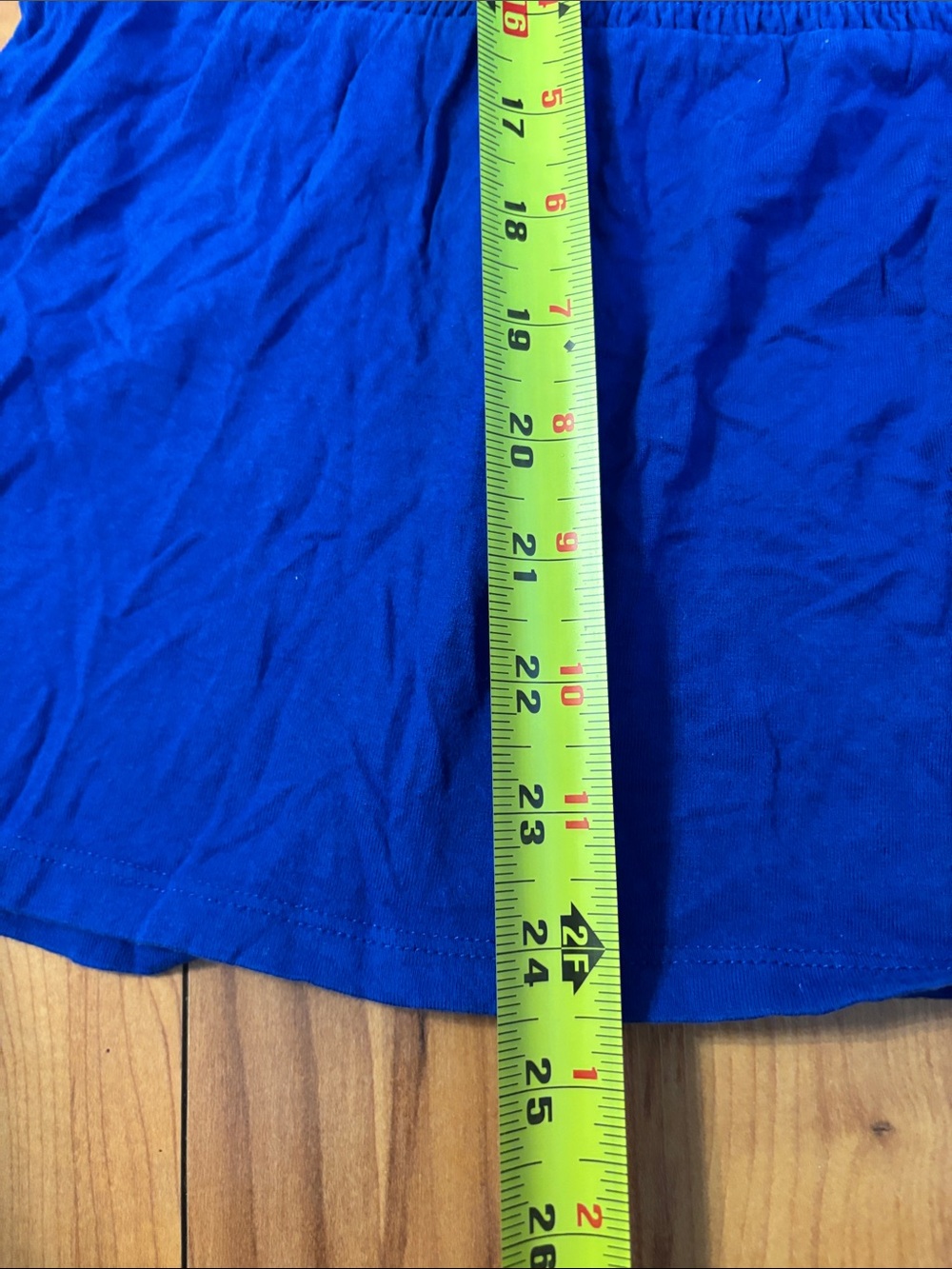 Ricki's Smocked Ruffle Strap Tank Top - Royal Blue - Picture 6 of 6